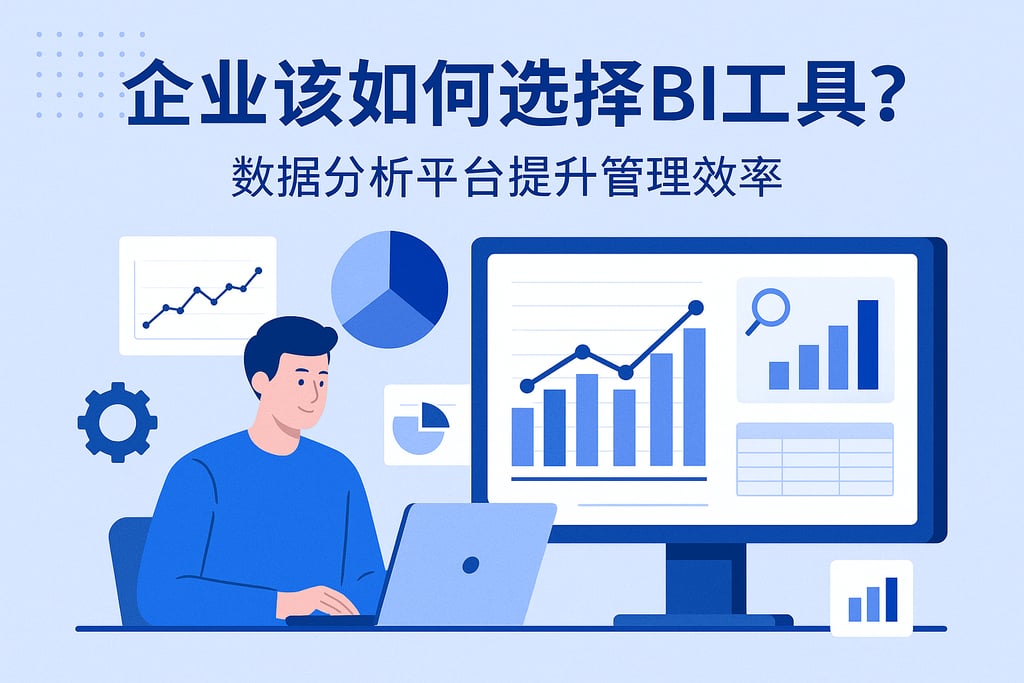 企业该如何选择BI工具？数据分析平台提升管理效率