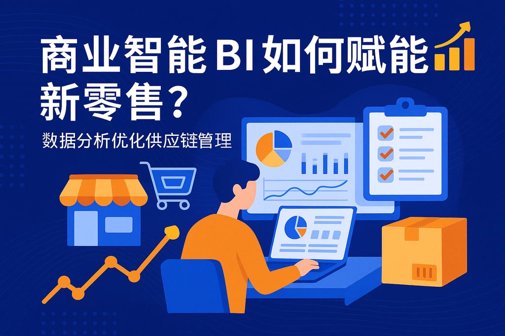 商业智能BI如何赋能新零售？数据分析优化供应链管理