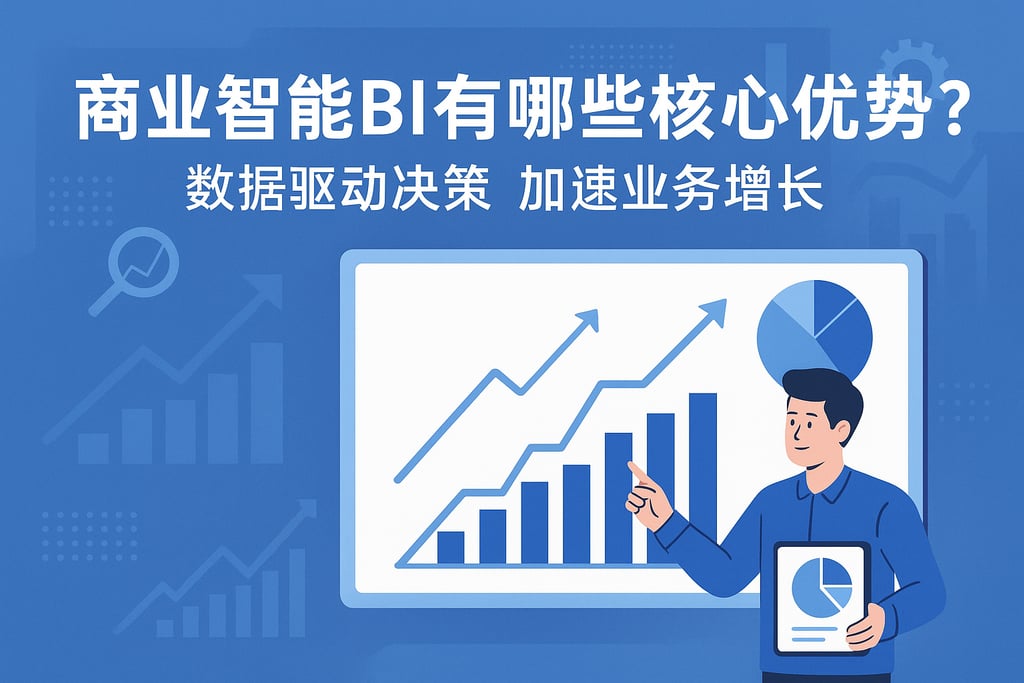 商业智能BI有哪些核心优势？数据驱动决策加速业务增长