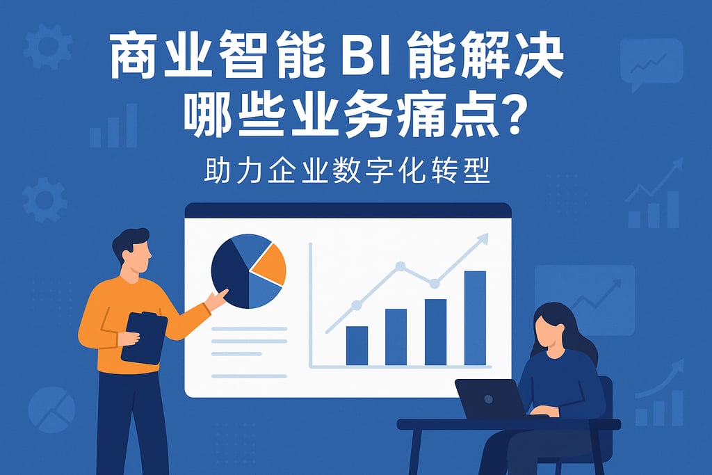 商业智能BI能解决哪些业务痛点？助力企业数字化转型