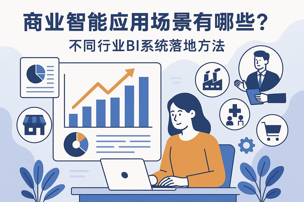 商业智能应用场景有哪些？不同行业BI系统落地方法