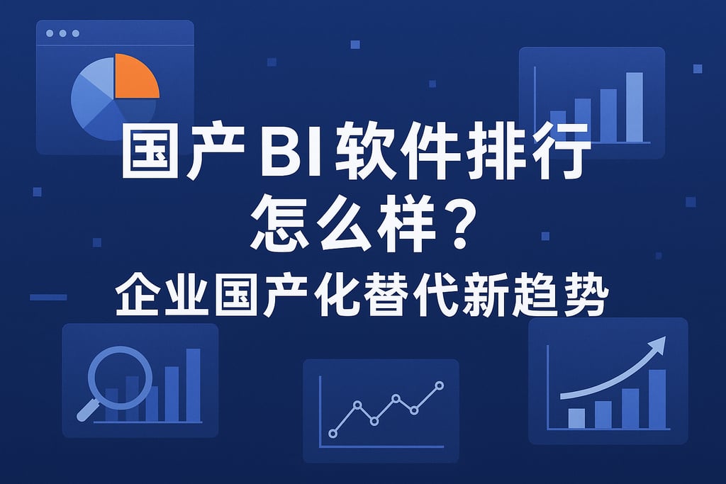国产BI软件排行怎么样？企业国产化替代新趋势