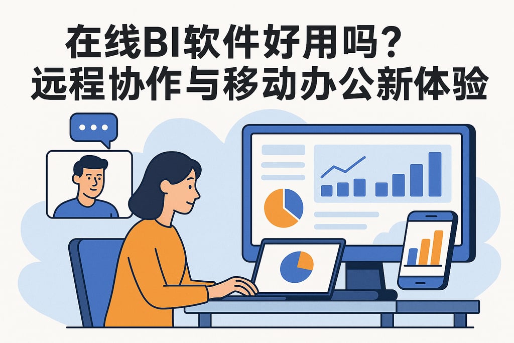 在线BI软件好用吗？远程协作与移动办公新体验