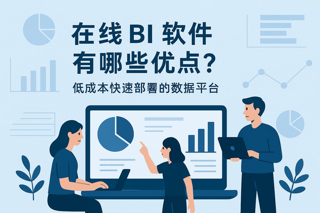 在线BI软件有哪些优点？低成本快速部署的数据平台