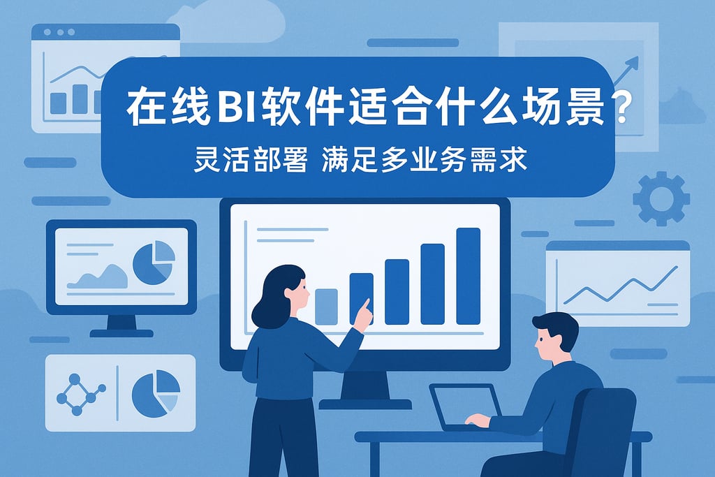 在线BI软件适合什么场景？灵活部署满足多业务需求