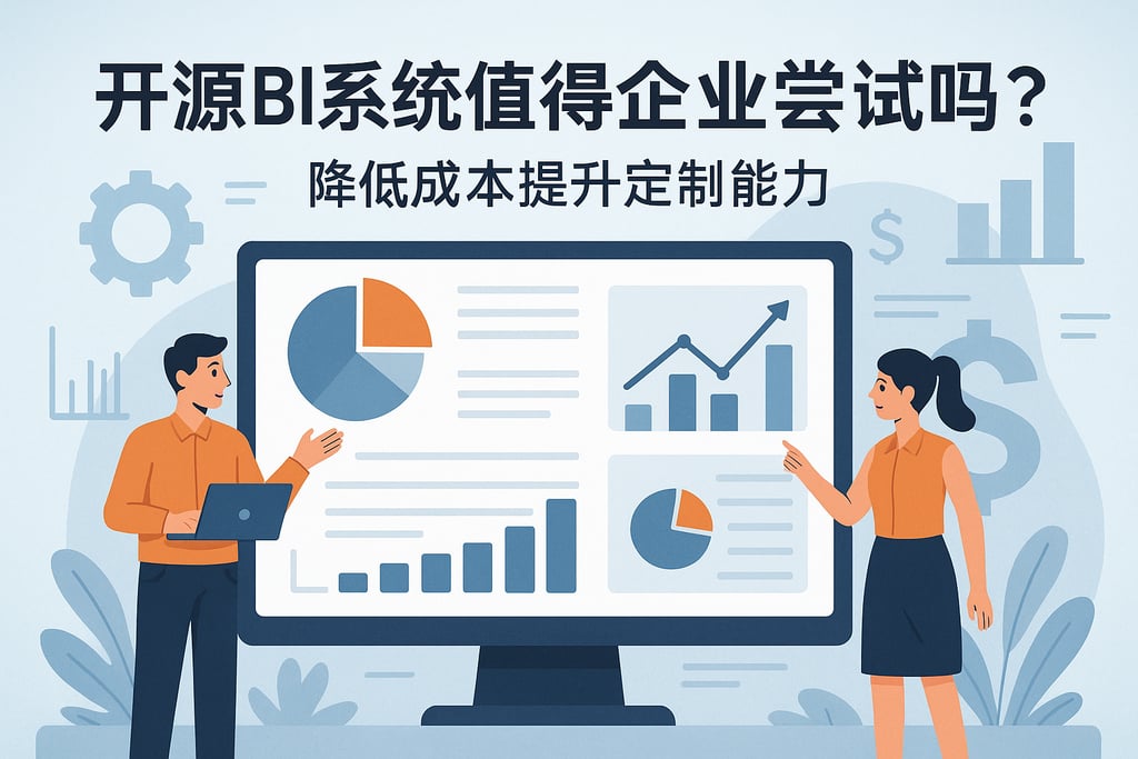 开源BI系统值得企业尝试吗？降低成本提升定制能力