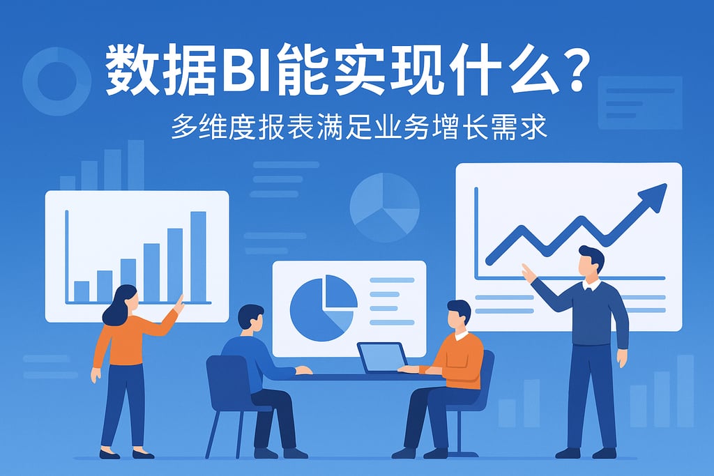 数据BI能实现什么？多维度报表满足业务增长需求