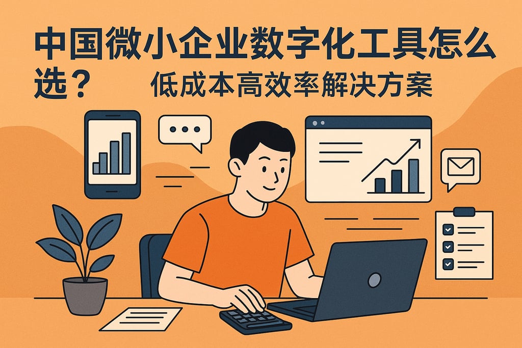 中国微小企业数字化工具怎么选？低成本高效率解决方案