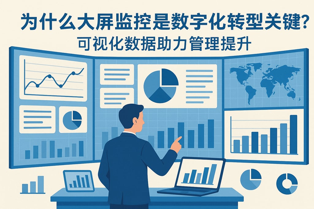 为什么大屏监控是数字化转型关键？可视化数据助力管理提升