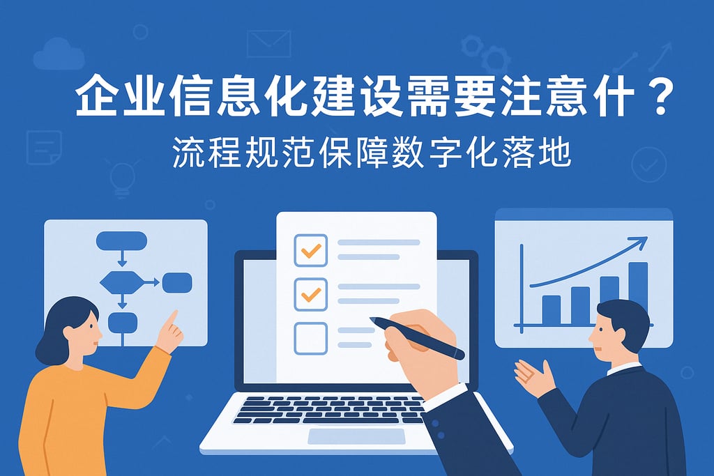 企业信息化建设需要注意什么？流程规范保障数字化落地