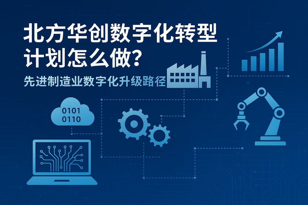 北方华创数字化转型计划怎么做？先进制造业数字化升级路径