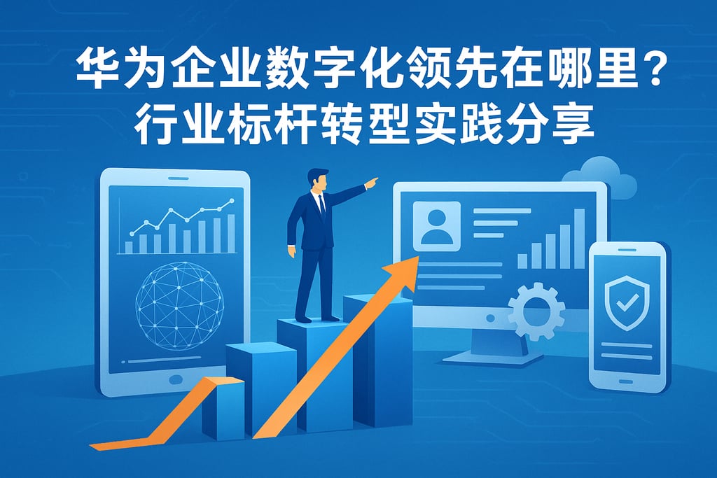 华为企业数字化领先在哪里？行业标杆转型实践分享