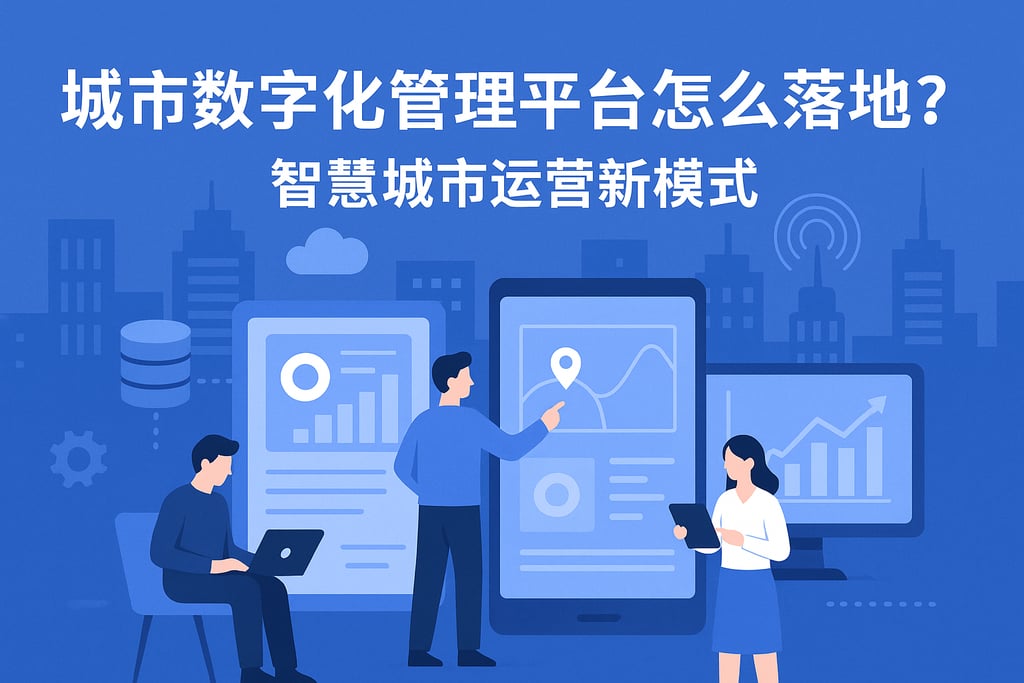 城市数字化管理平台怎么落地？智慧城市运营新模式