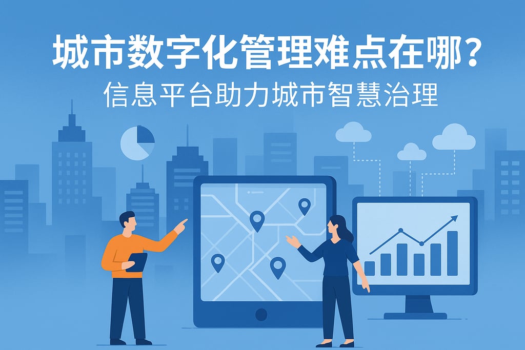 城市数字化管理难点在哪？信息平台助力城市智慧治理