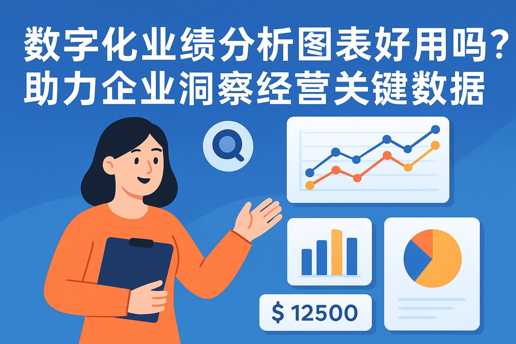 数字化业绩分析图表好用吗？助力企业洞察经营关键数据