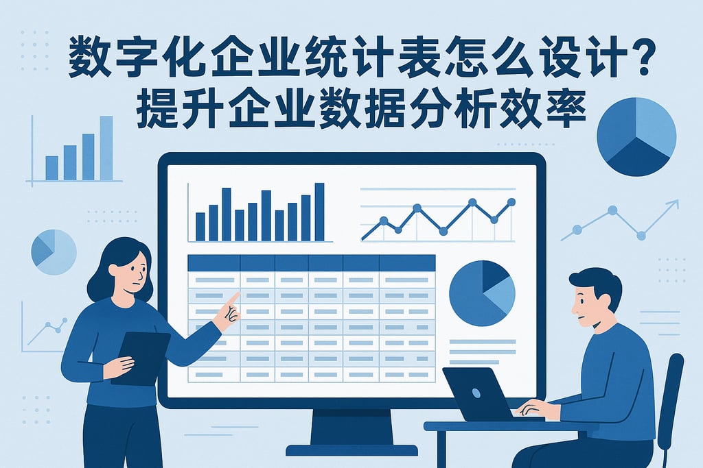 数字化企业统计表怎么设计？提升企业数据分析效率