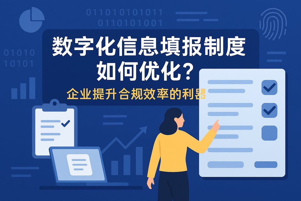 数字化信息填报制度如何优化？企业提升合规效率的利器