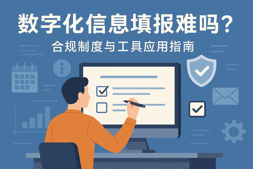 数字化信息填报难吗？合规制度与工具应用指南
