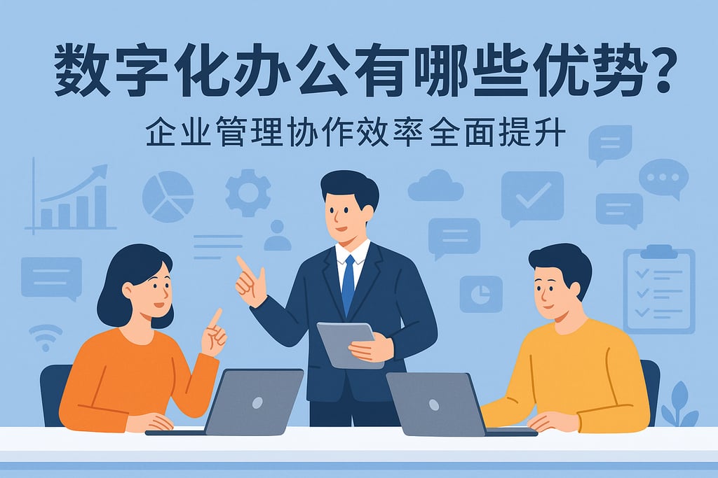 数字化办公有哪些优势？企业管理协作效率全面提升