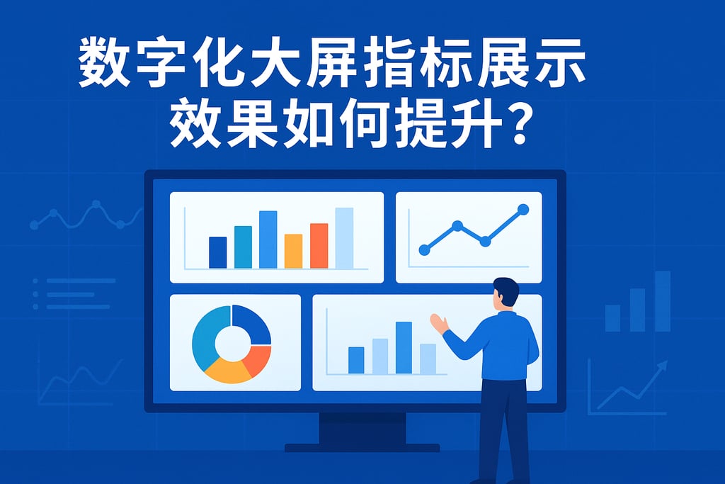 数字化大屏指标展示效果如何提升？数据可视化一目了然