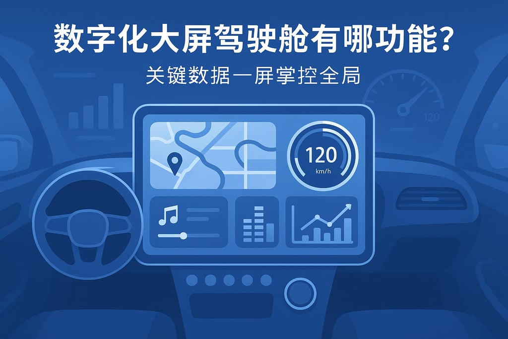 数字化大屏驾驶舱有哪些功能？关键数据一屏掌控全局