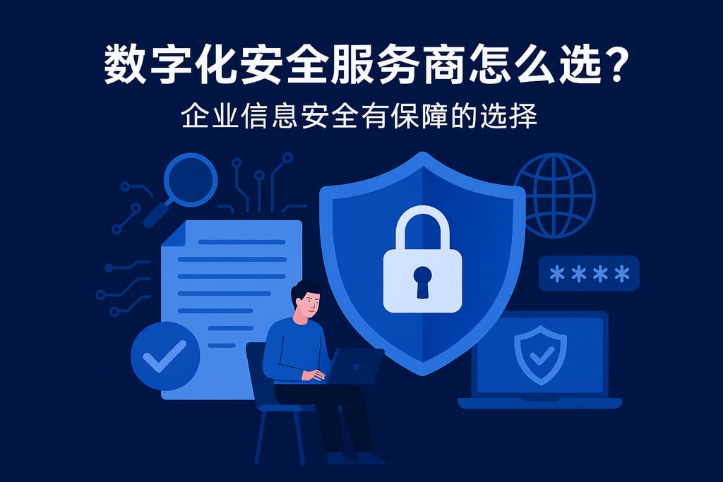 数字化安全服务商怎么选？企业信息安全有保障的选择