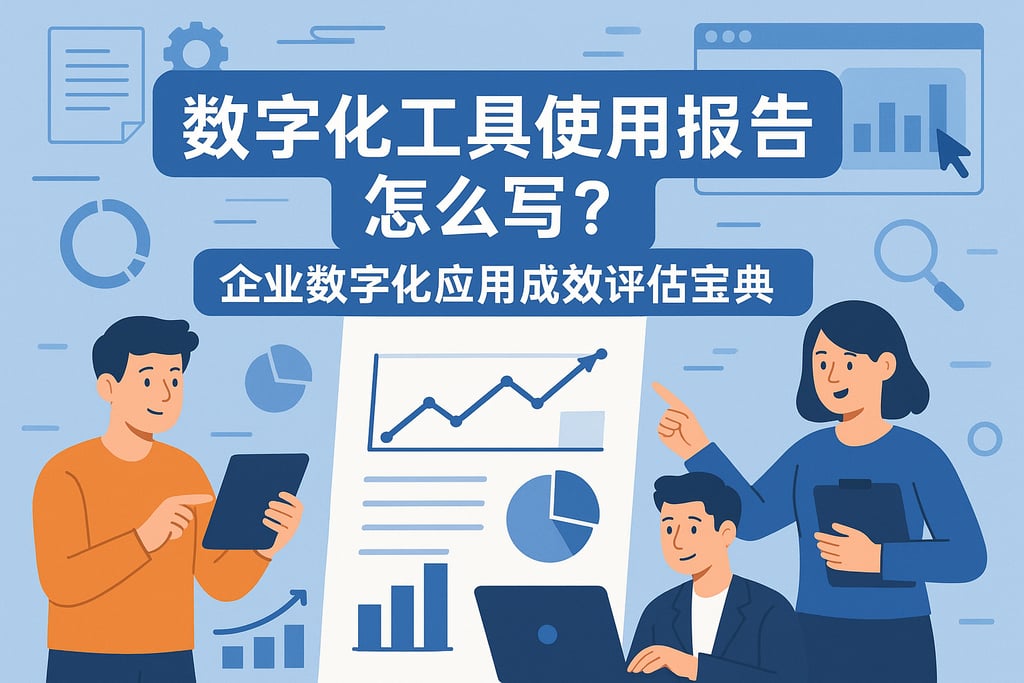 数字化工具使用报告怎么写？企业数字化应用成效评估宝典