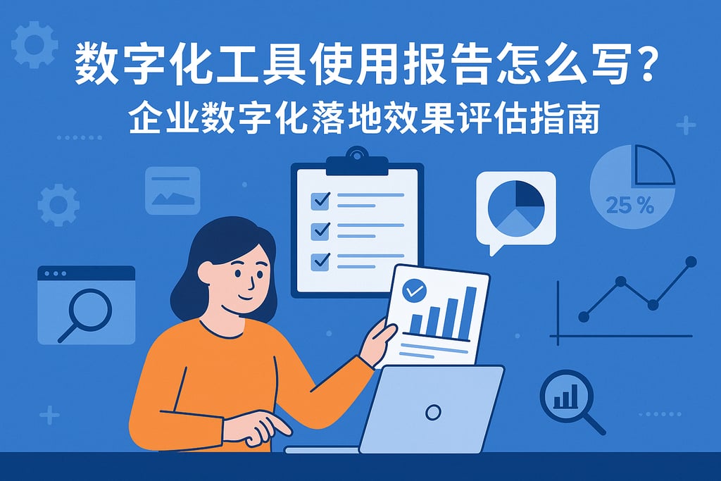 数字化工具使用报告怎么写？企业数字化落地效果评估指南