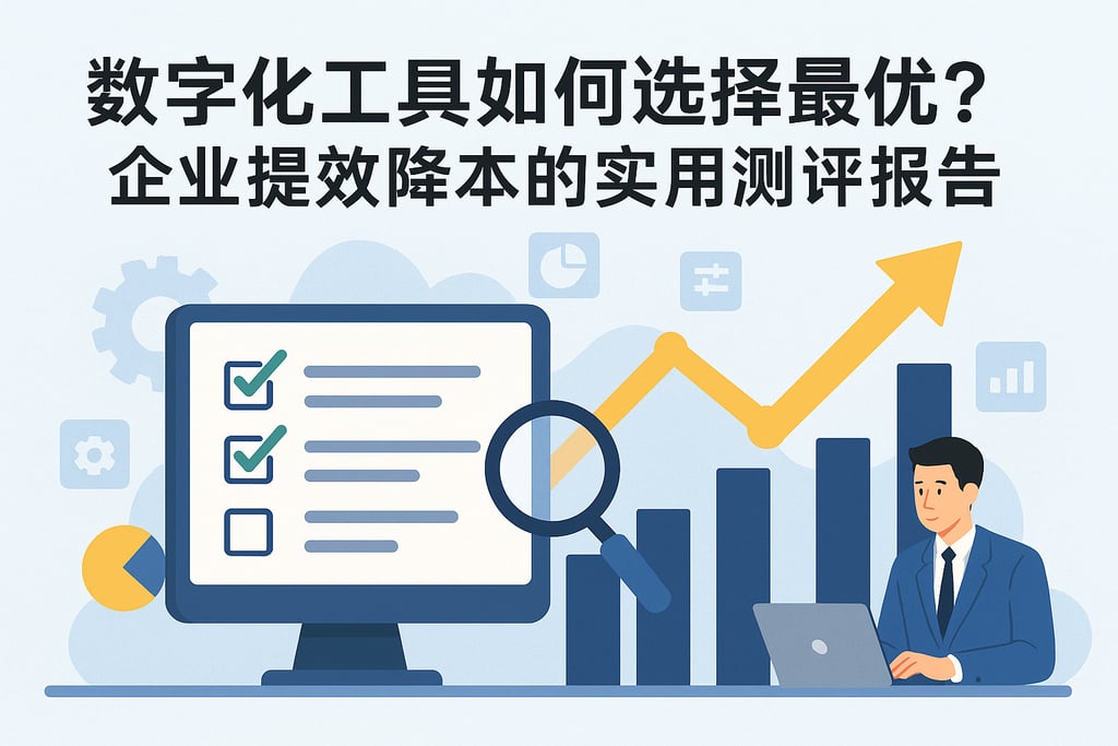 数字化工具如何选择最优？企业提效降本的实用测评报告