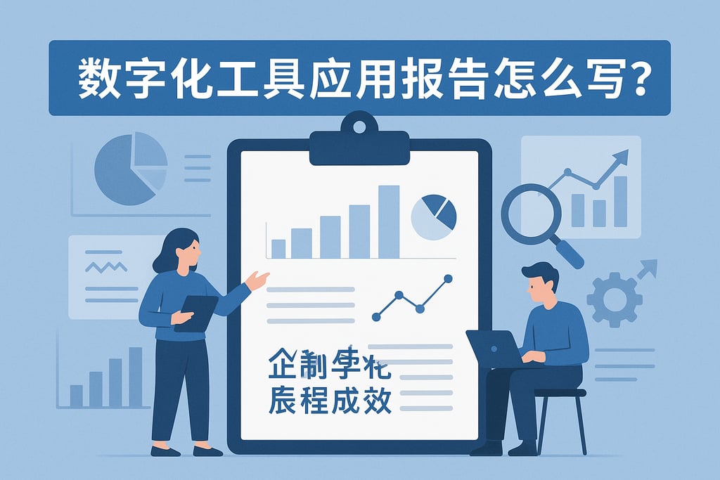 数字化工具应用报告怎么写？分析企业数字化转型成效