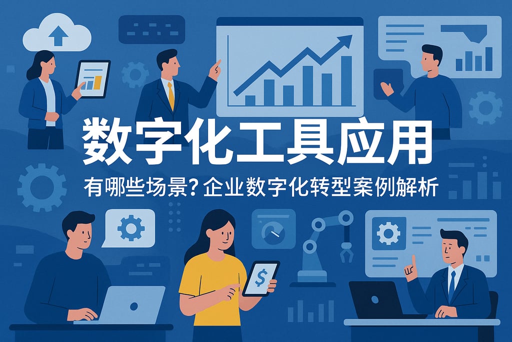 数字化工具应用有哪些场景？企业数字化转型案例解析