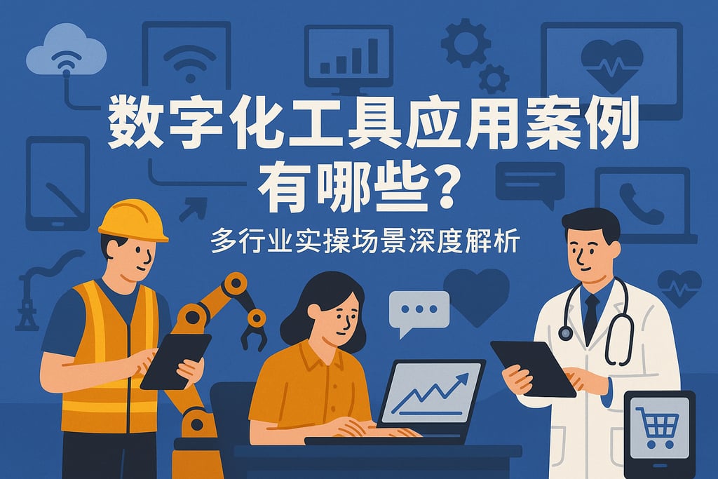 数字化工具应用案例有哪些？多行业实操场景深度解析