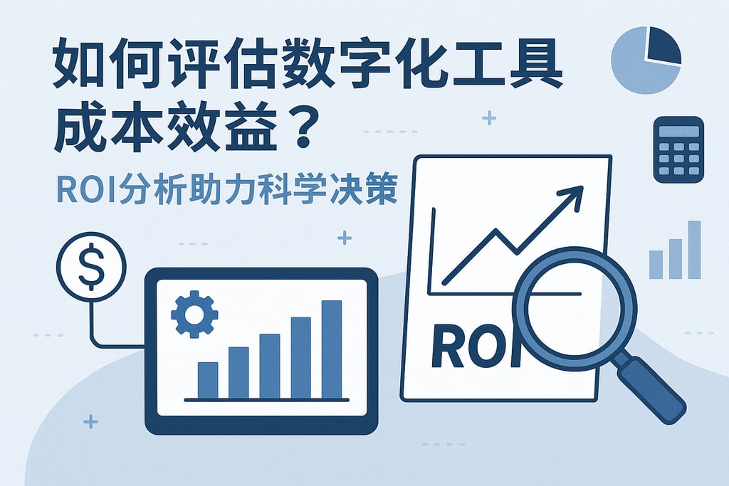 数字化工具成本效益如何评估？ROI分析助力科学决策