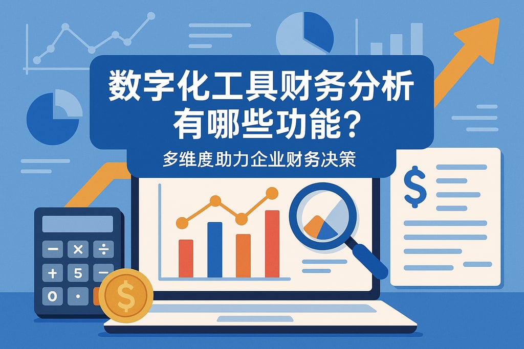 数字化工具财务分析有哪些功能？多维度助力企业财务决策
