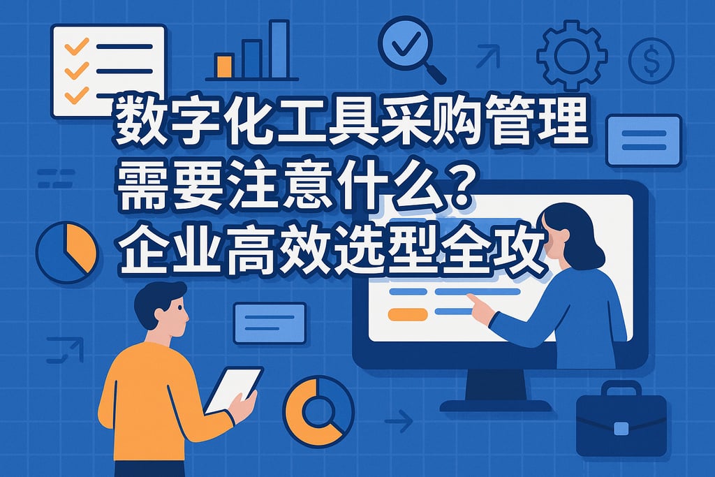 数字化工具采购管理需要注意什么？企业高效选型全攻略