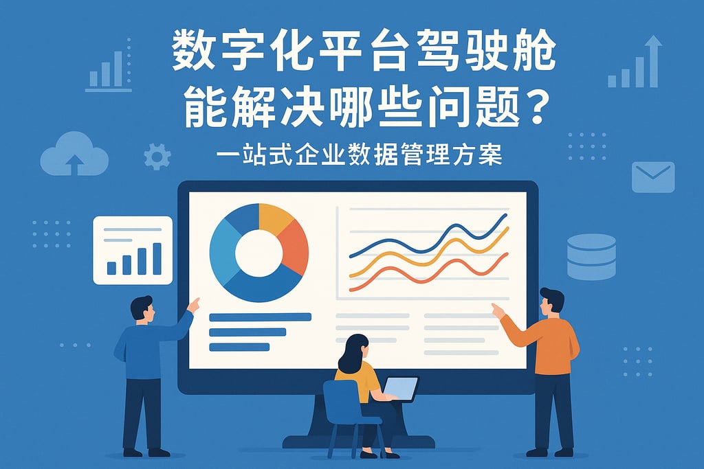 数字化平台驾驶舱能解决哪些问题？一站式企业数据管理方案