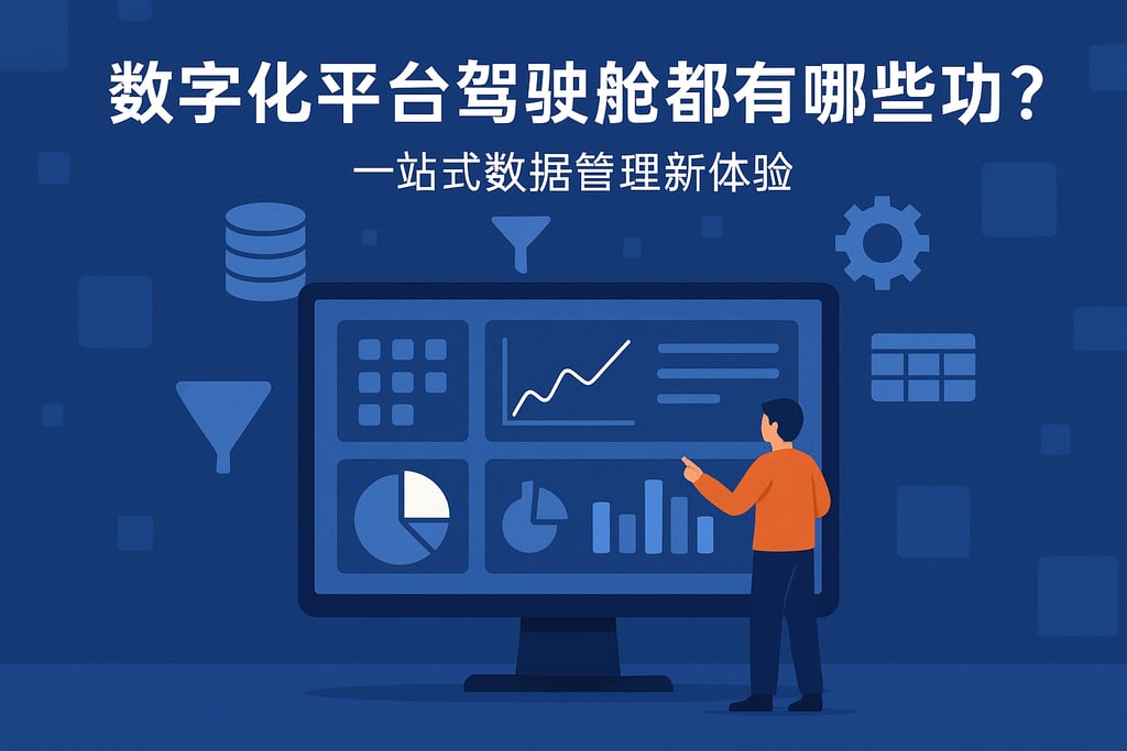 数字化平台驾驶舱都有哪些功能？一站式数据管理新体验