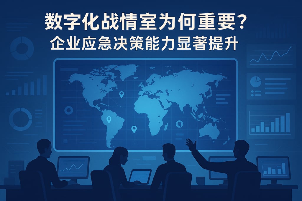 数字化战情室为何重要？企业应急决策能力显著提升