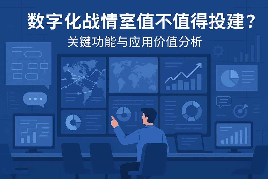 数字化战情室值不值得投建？关键功能与应用价值分析