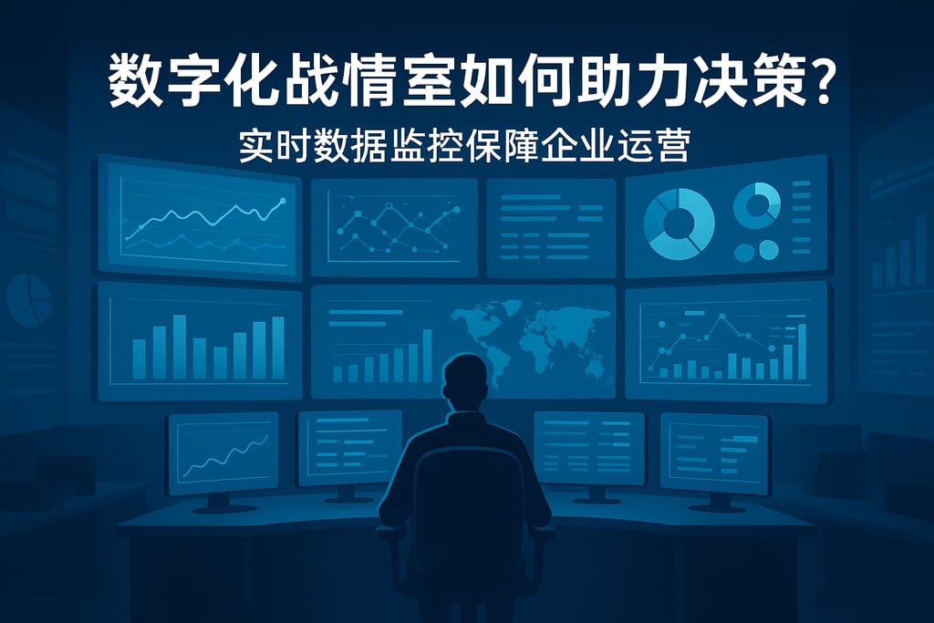 数字化战情室如何助力决策？实时数据监控保障企业运营
