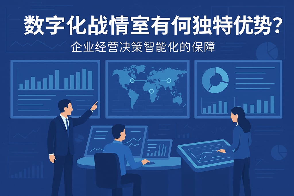 数字化战情室有何独特优势？企业经营决策智能化的保障
