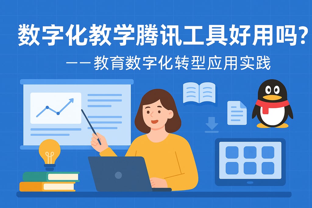 数字化教学腾讯工具好用吗？教育数字化转型应用实践
