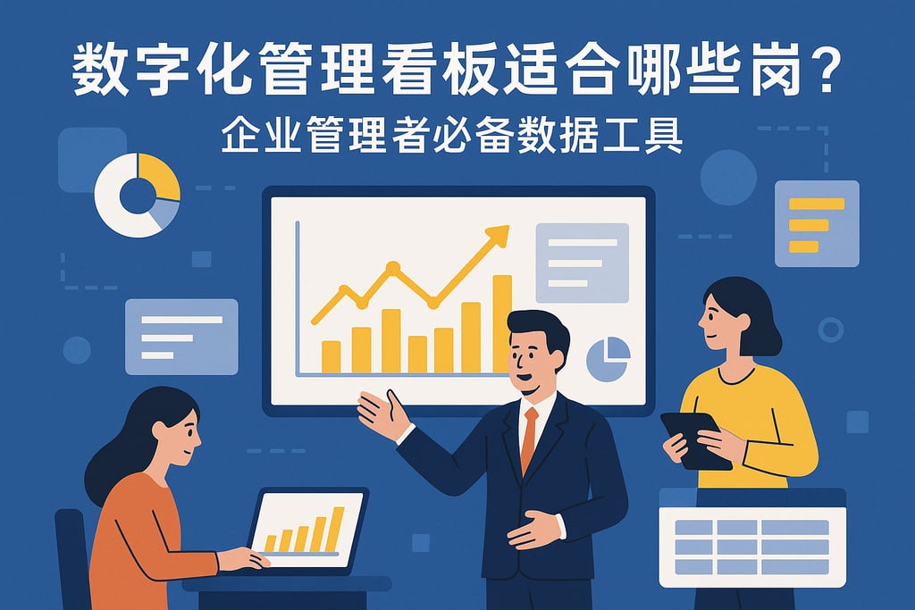 数字化管理看板适合哪些岗位？企业管理者必备数据工具
