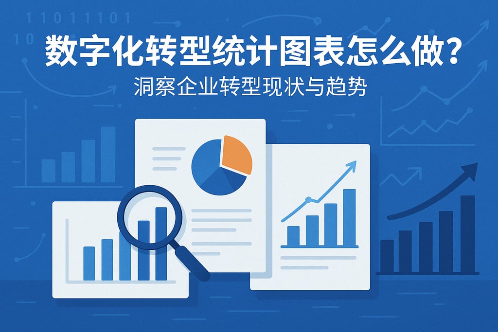 数字化转型统计图表怎么做？洞察企业转型现状与趋势