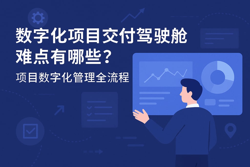 数字化项目交付驾驶舱难点有哪些？项目数字化管理全流程