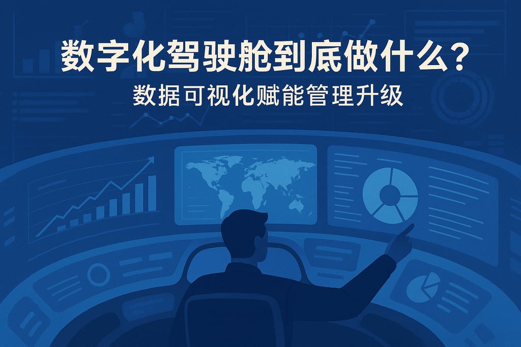 数字化驾驶舱到底做什么？数据可视化赋能管理升级