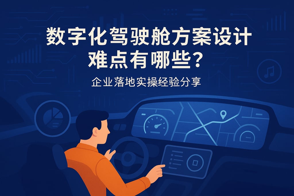 数字化驾驶舱方案设计难点有哪些？企业落地实操经验分享