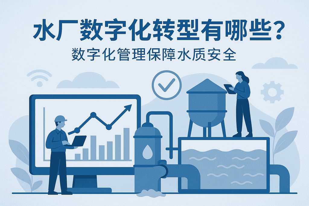 水厂数字化转型有哪些难点？数字化管理保障水质安全