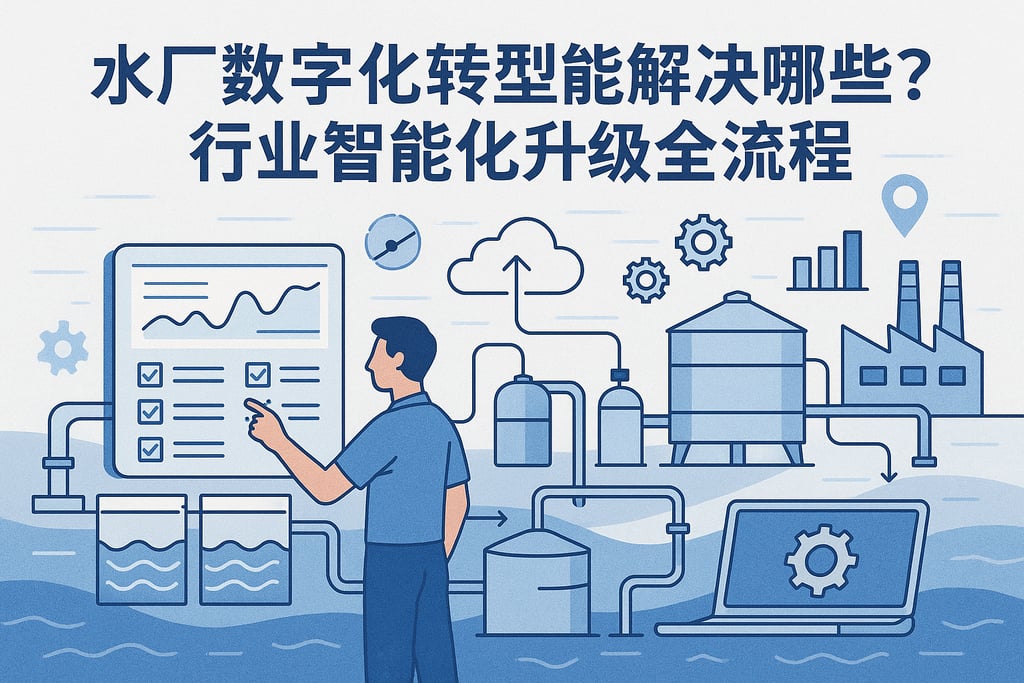 水厂数字化转型能解决哪些问题？行业智能化升级全流程