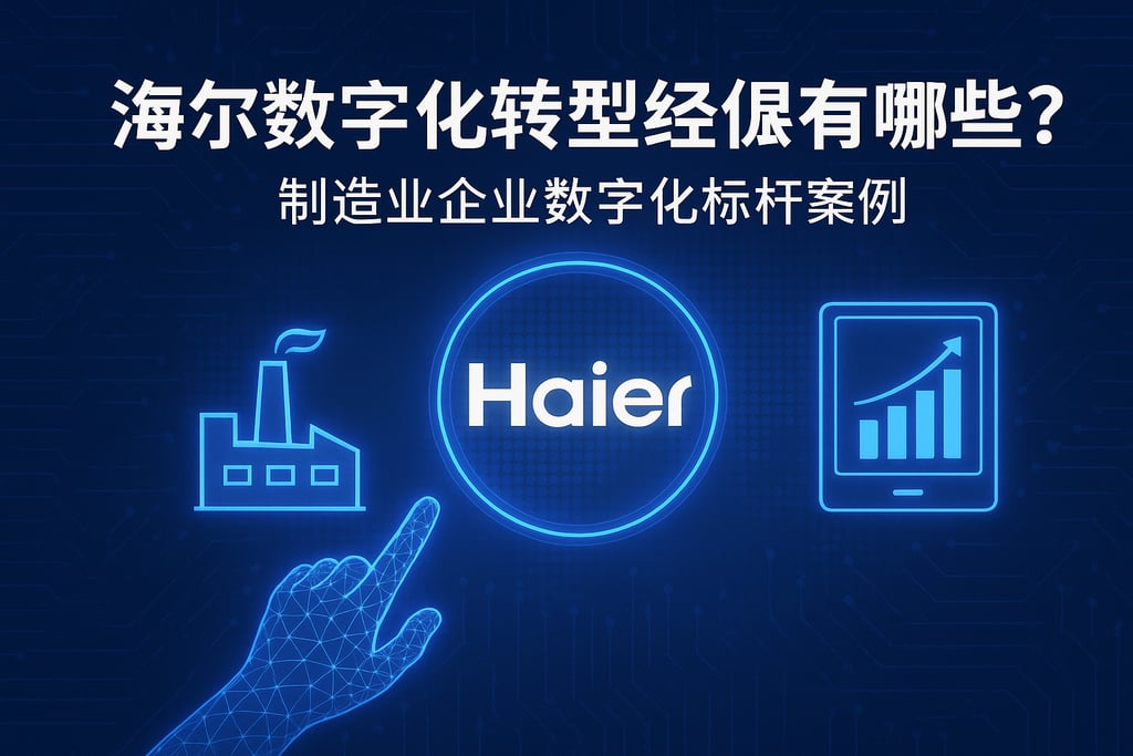 海尔数字化转型经验有哪些？制造业企业数字化标杆案例
